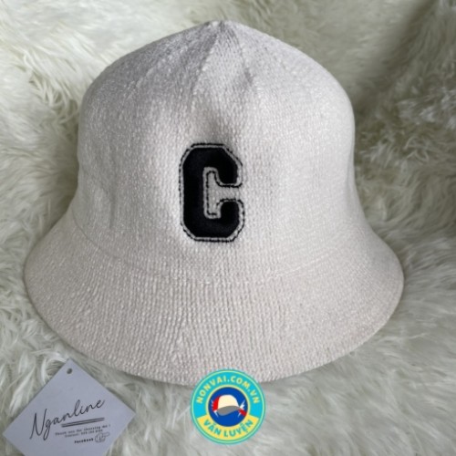 Mũ Bucket Tai Bèo Vành Thời trang len  - Nón C