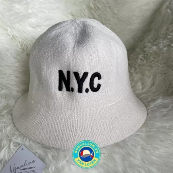 Nón/ mũ Nỉ giữ ấm đầu thêu chữ NYC  🔥🔥 Hot trend mùa đông 💯💯