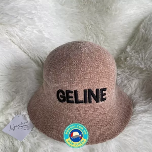 Nón/ mũ Nỉ giữ ấm đầu thêu chữ GELINE  🔥🔥 Hot trend mùa đông 💯💯