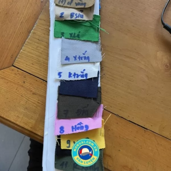 CÁC TIÊU CHÍ  VẢI COTTON 100%